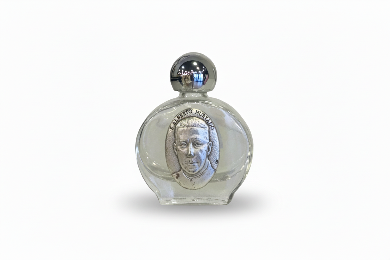 Botella de vidrio Italiana San Alberto Hurtado