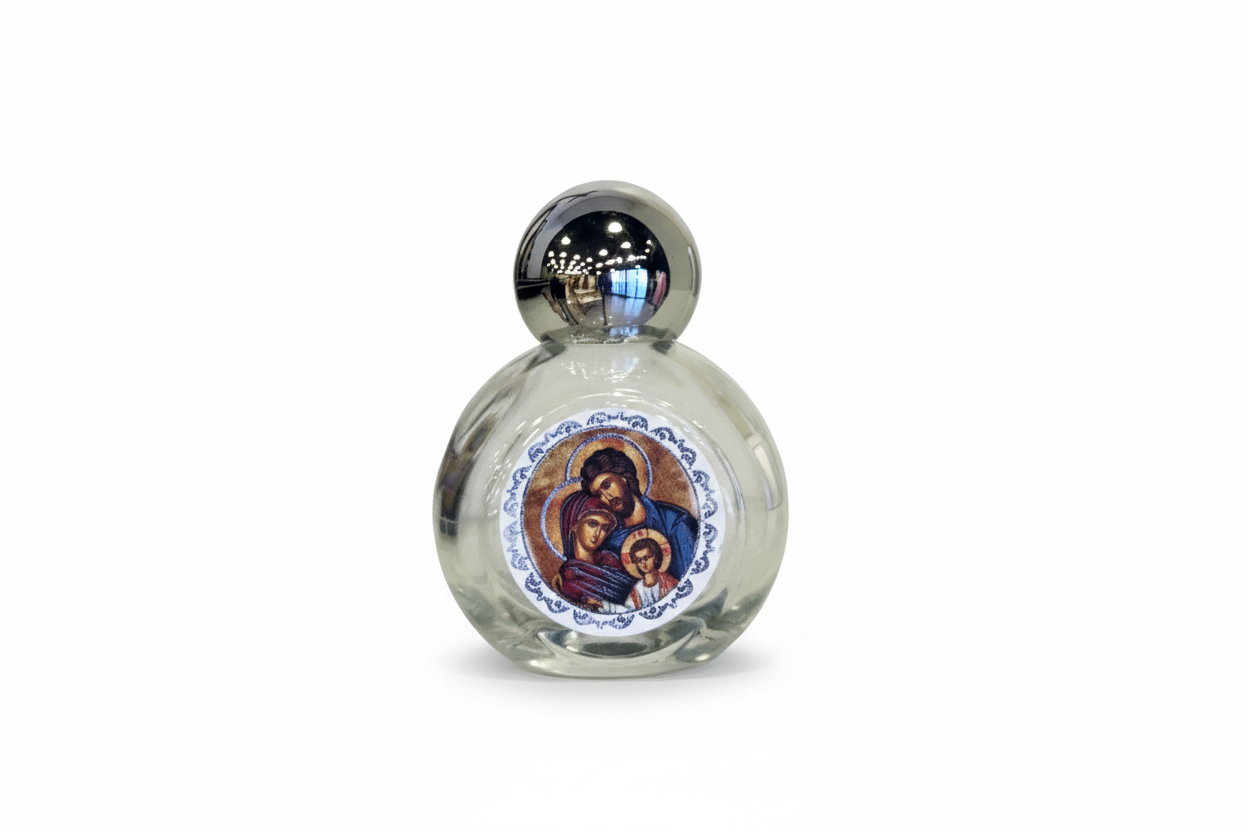 Botella de vidrio Italiana sagrada familia