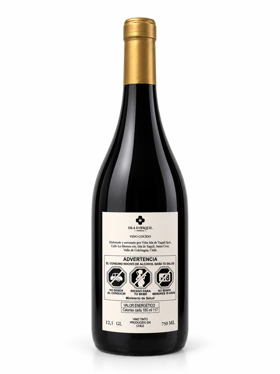 Vino de Misa Cocido 750 cc 12,1° GL – vista 2