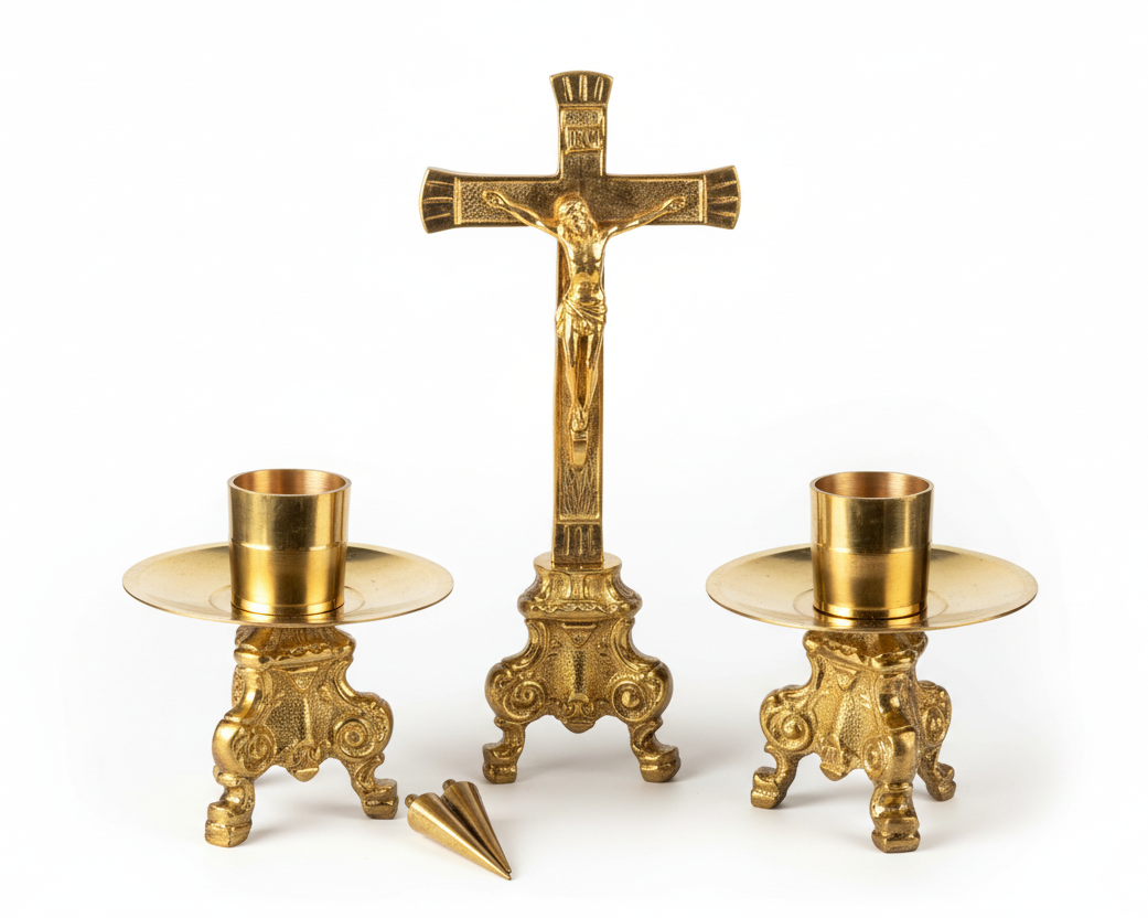 Candelabro patas de león