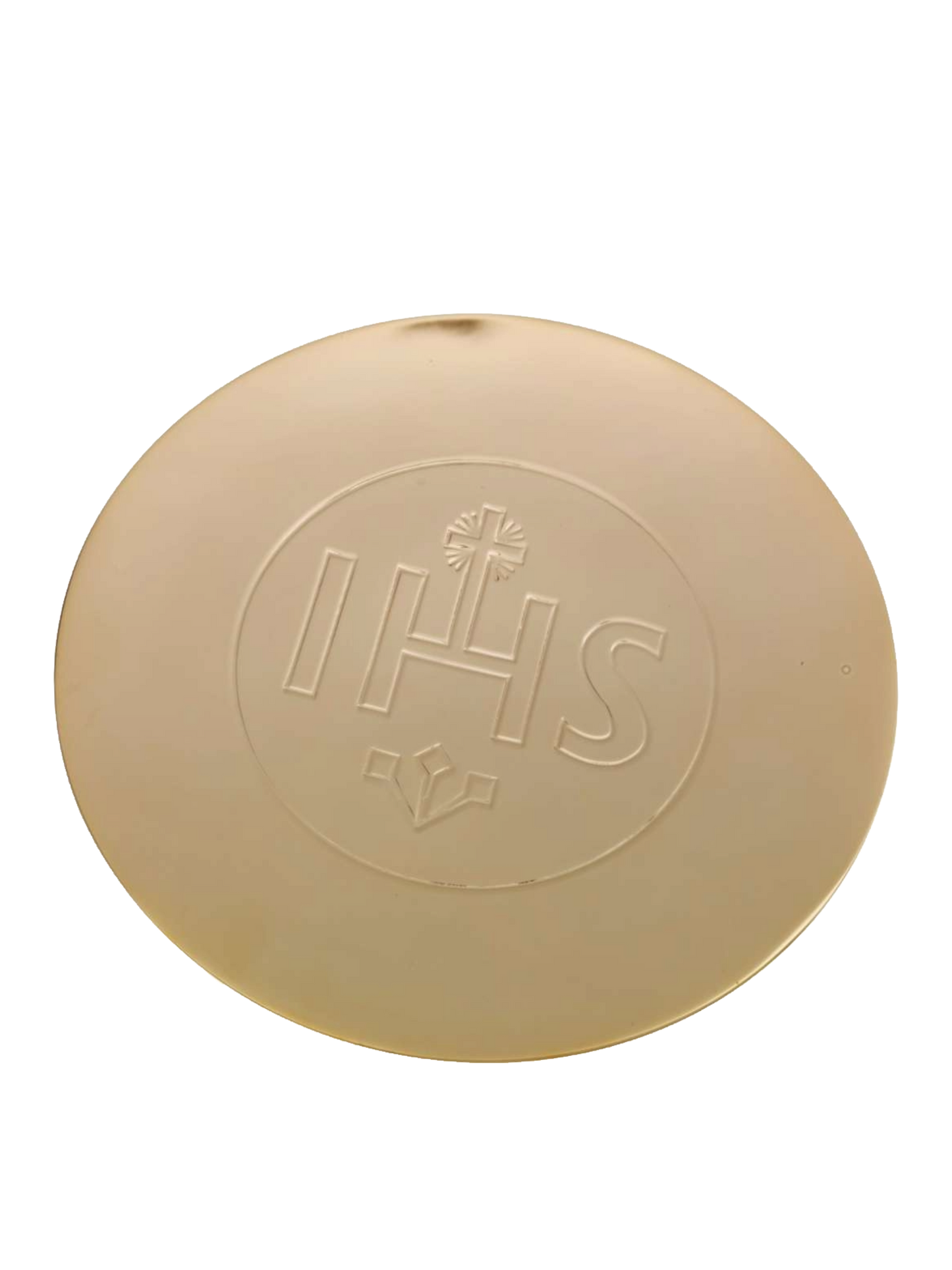 Patena chapada en ORO "IHS"