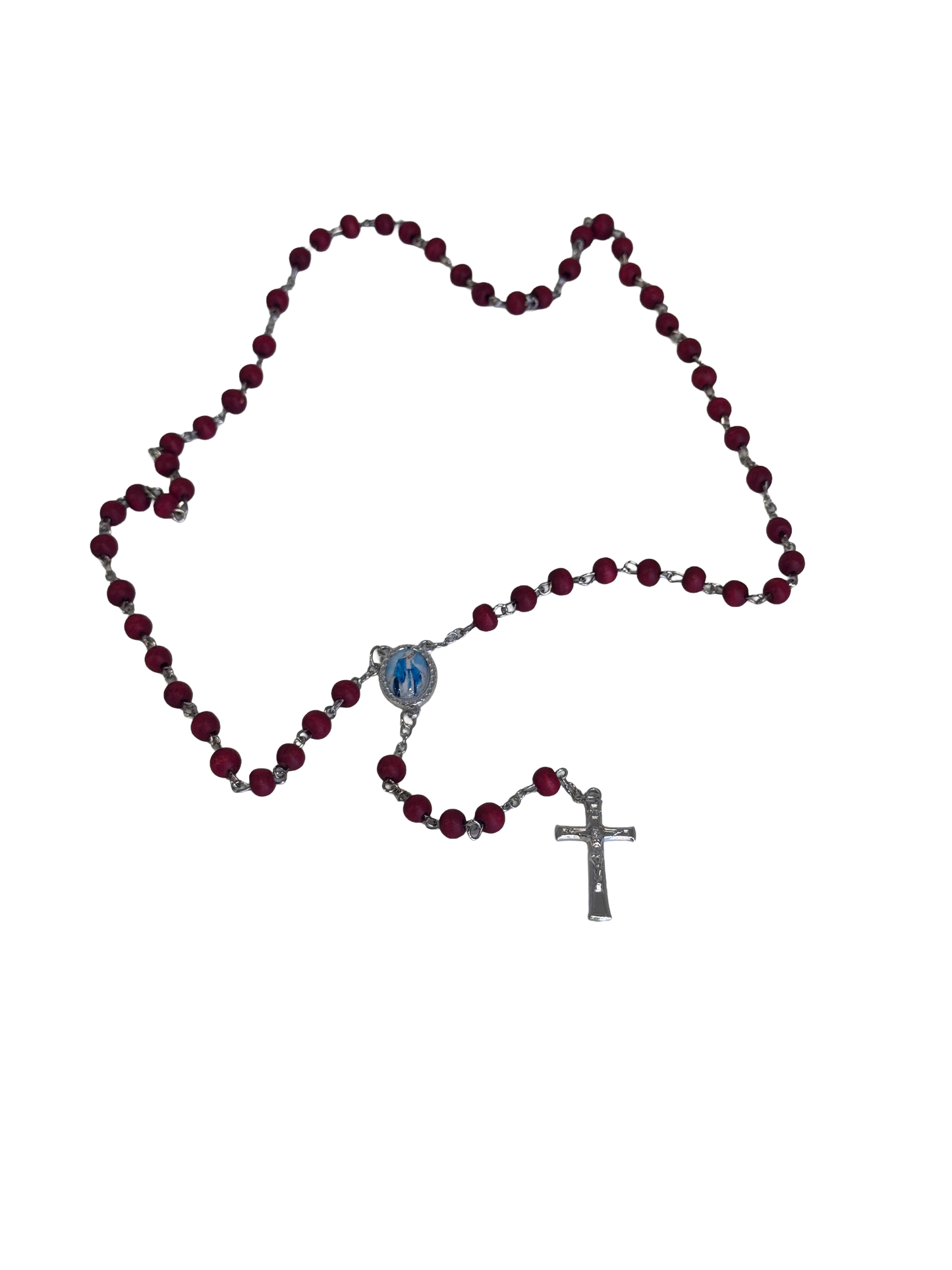 Rosario italiano de madera perfumado