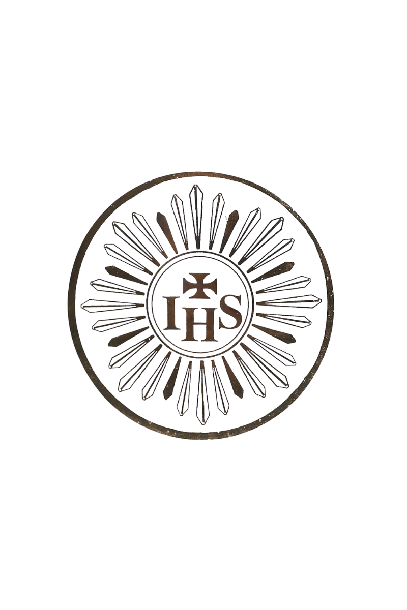 Adhesivo para cirio "IHS" 7 cm diametro