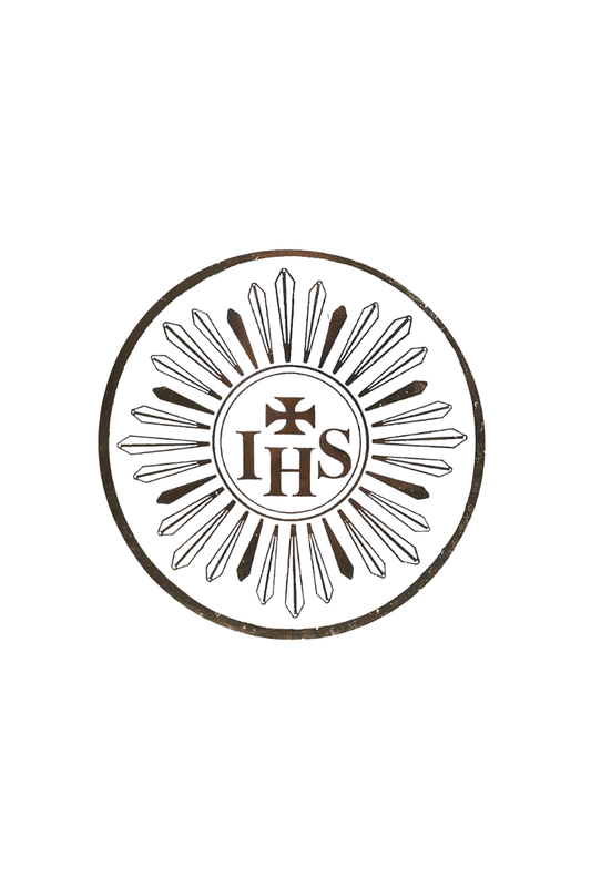 Adhesivo para cirio "IHS" 7 cm diametro