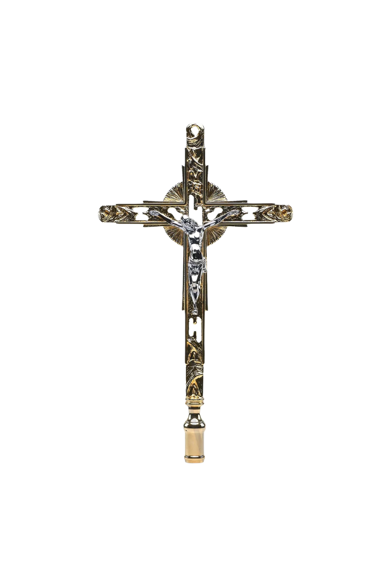 Cruz de injerto para altar o procesión