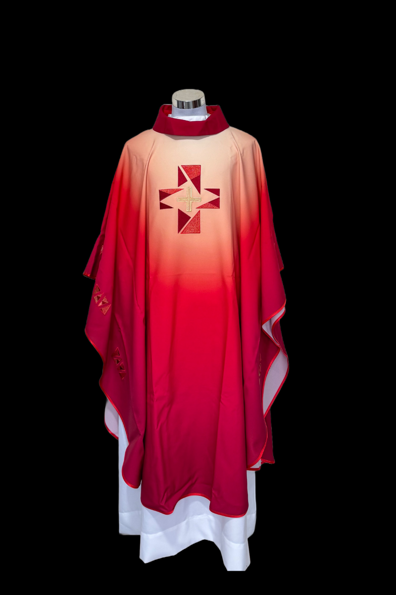 Casulla Poliéster Sublimada bordada