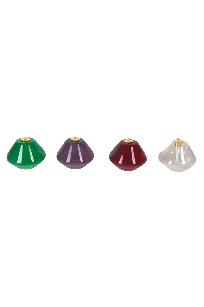 Lamparas de adviento de cristal 4 colores