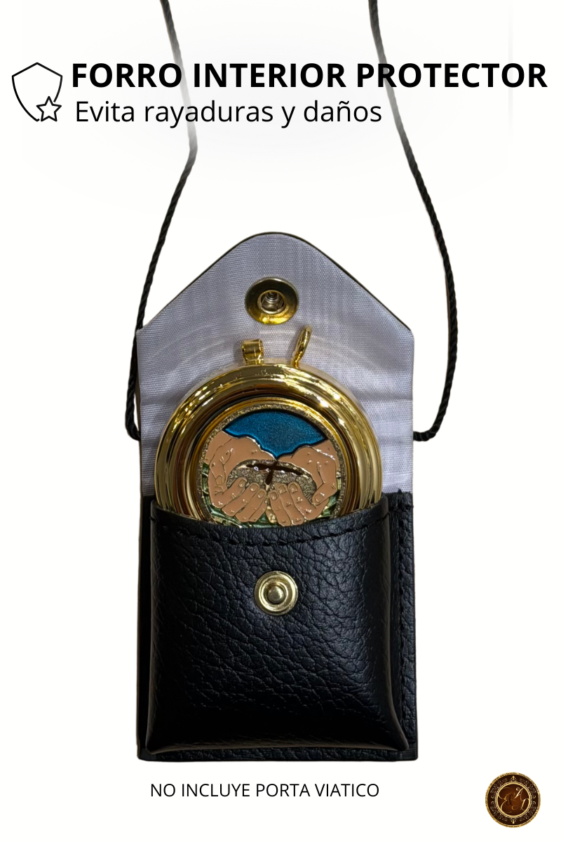 Estuche para Porta viatico, Teca