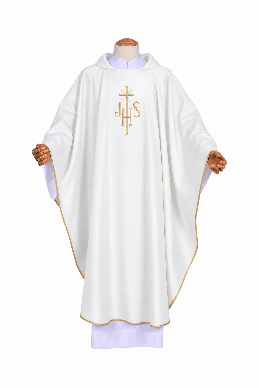 Casulla con Bordado JHS – Hecha en Italia