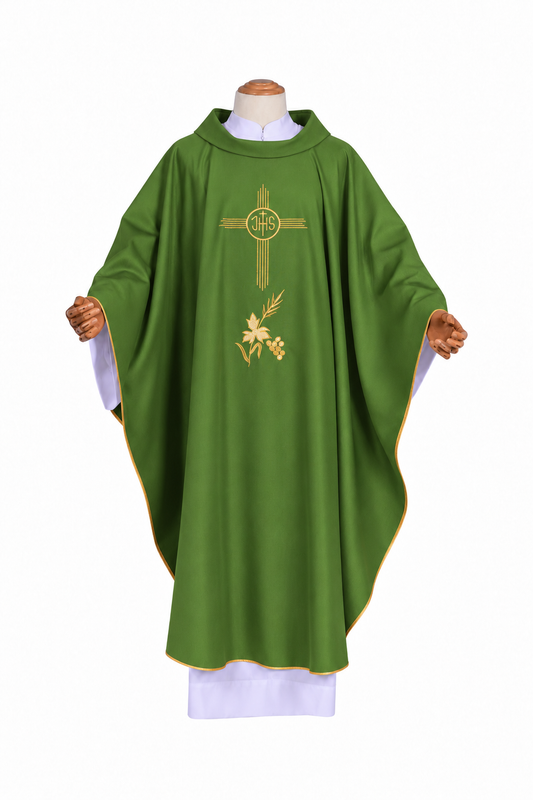 Casulla con Bordado IHS