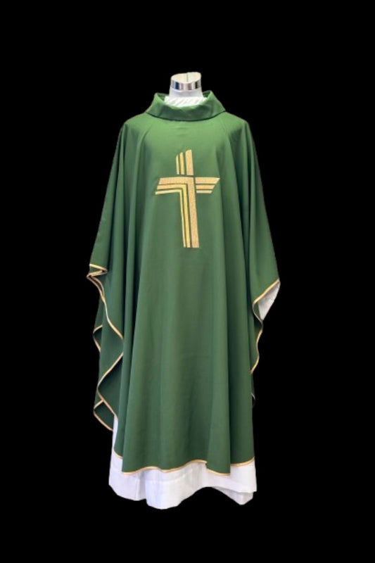 Casulla Poliéster bordado cruz