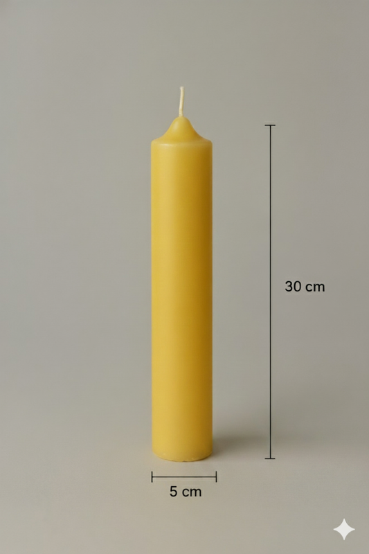Cirio 5 x 30 cm Amarillo