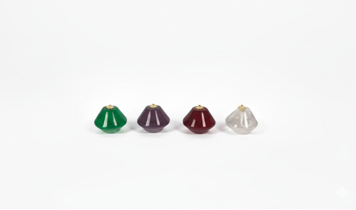 Lamparas de adviento de cristal 4 colores