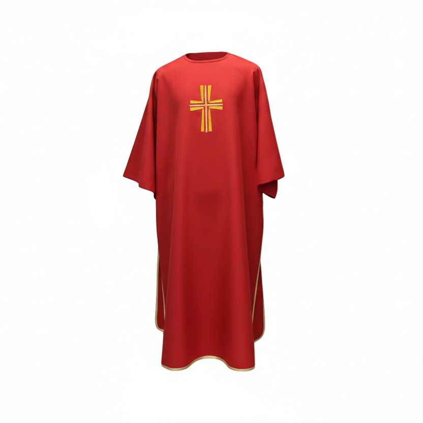 Dalmatica Cruz bordada