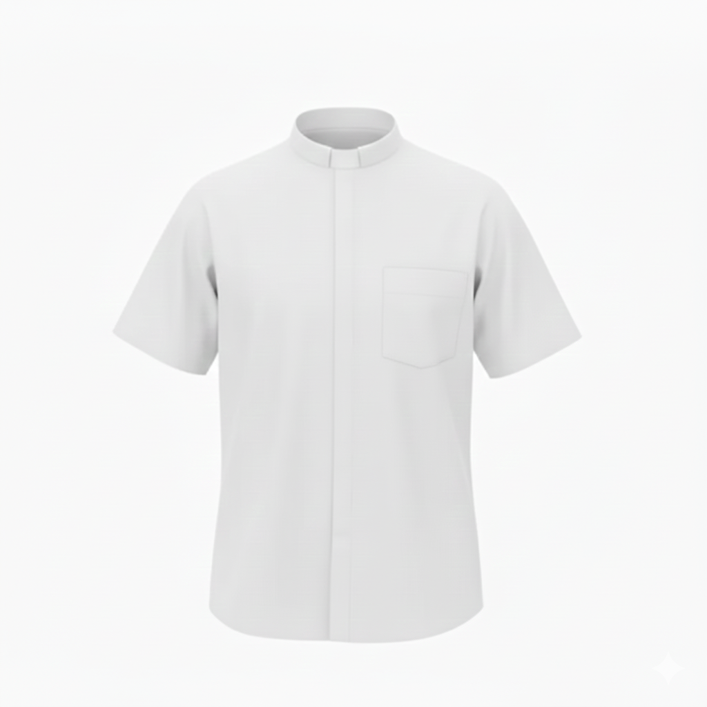 Camisa clerical Manga Corta