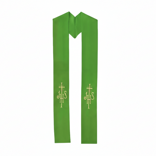 Estola sacerdotal bordado "JHS"