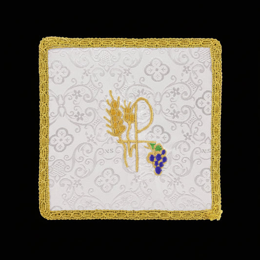 Palia de Satén Blanco con Bordado PX