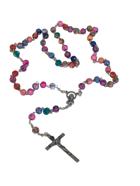 Rosario multicolor 6mm