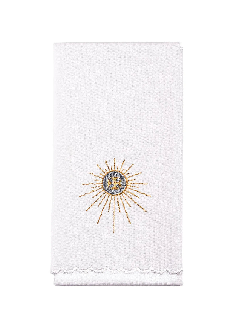 Juego de paños litúrgicos con bordado de Cáliz y decoraciones