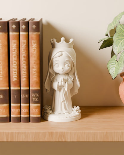 Virgen María estilo Chibi