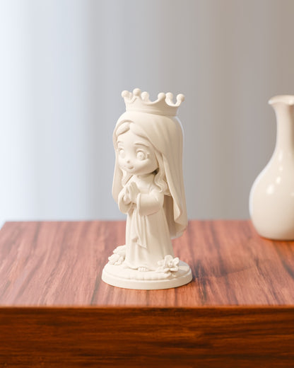 Virgen María estilo Chibi