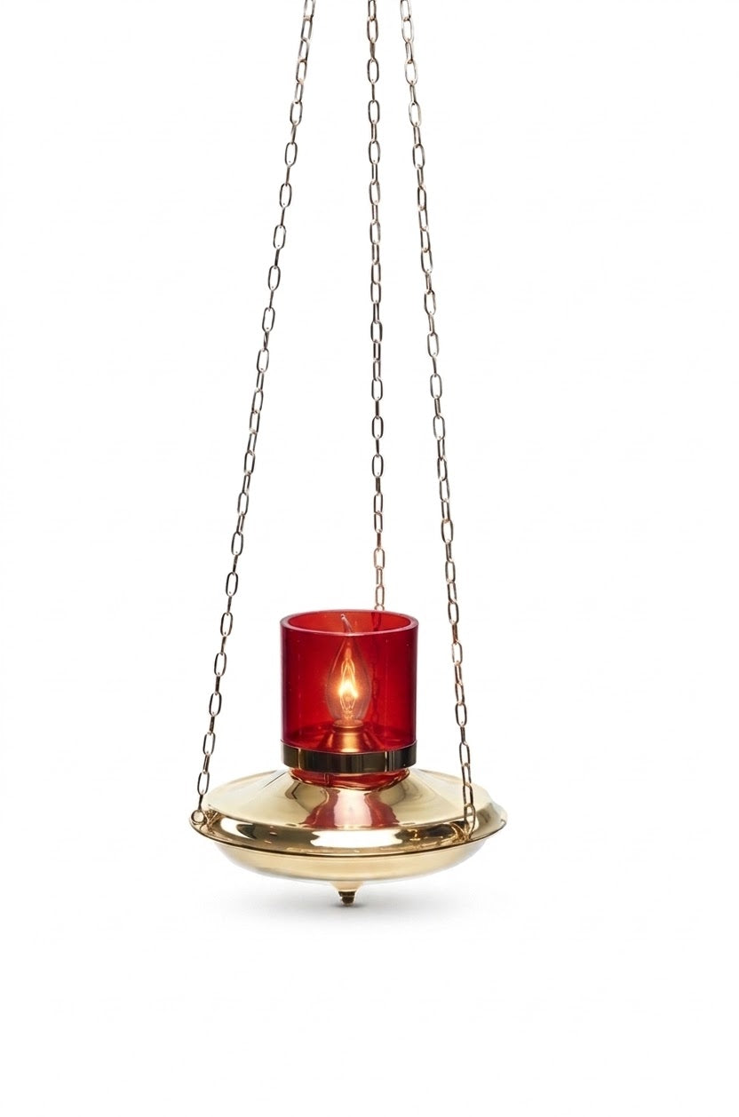 Lampara del santísimo con cadenas 1 MT